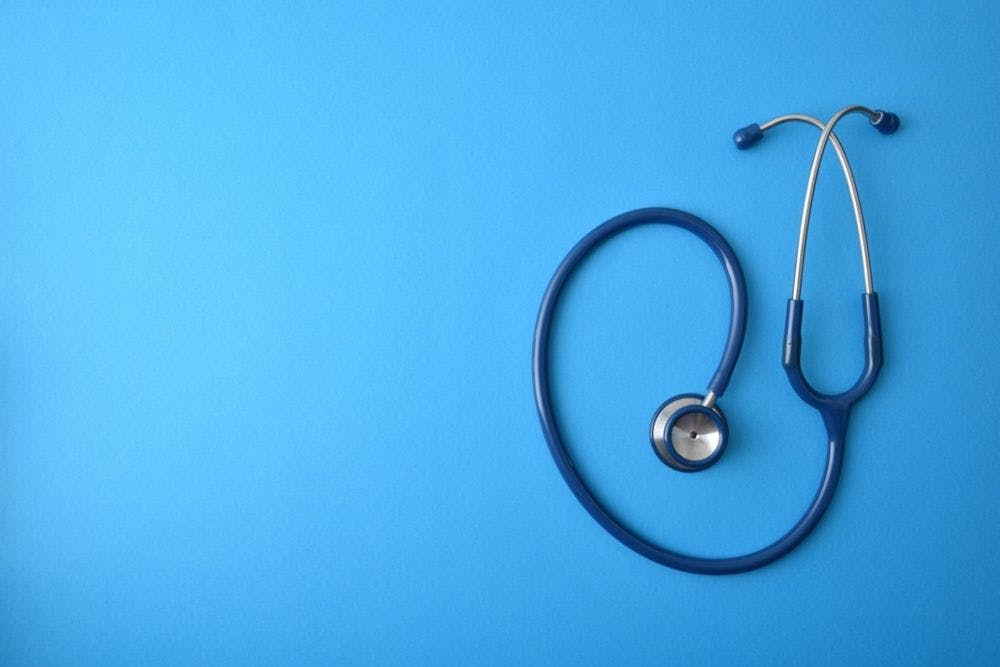 Generic health background with stethoscope
